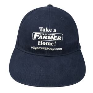 Take A Firelands Farmer Home Baseball Cap Blue One Size Adjustable Vitronic